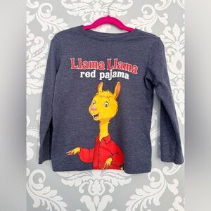 4/$25 • Old Navy Llama Llama‎ Red Pajama Graphic Long Sleeve Top